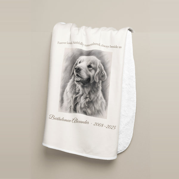 Pet Memorial Blanket