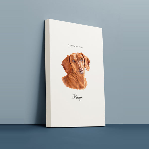 Pet Memorial Canvas