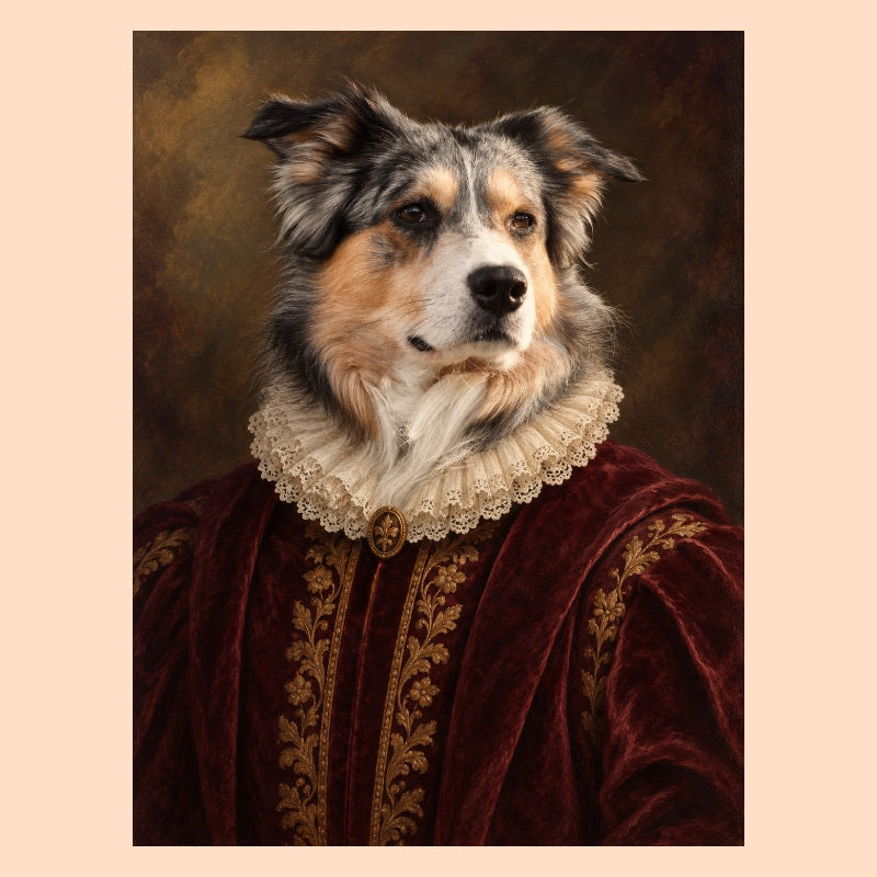 Skye in Royal portrait style