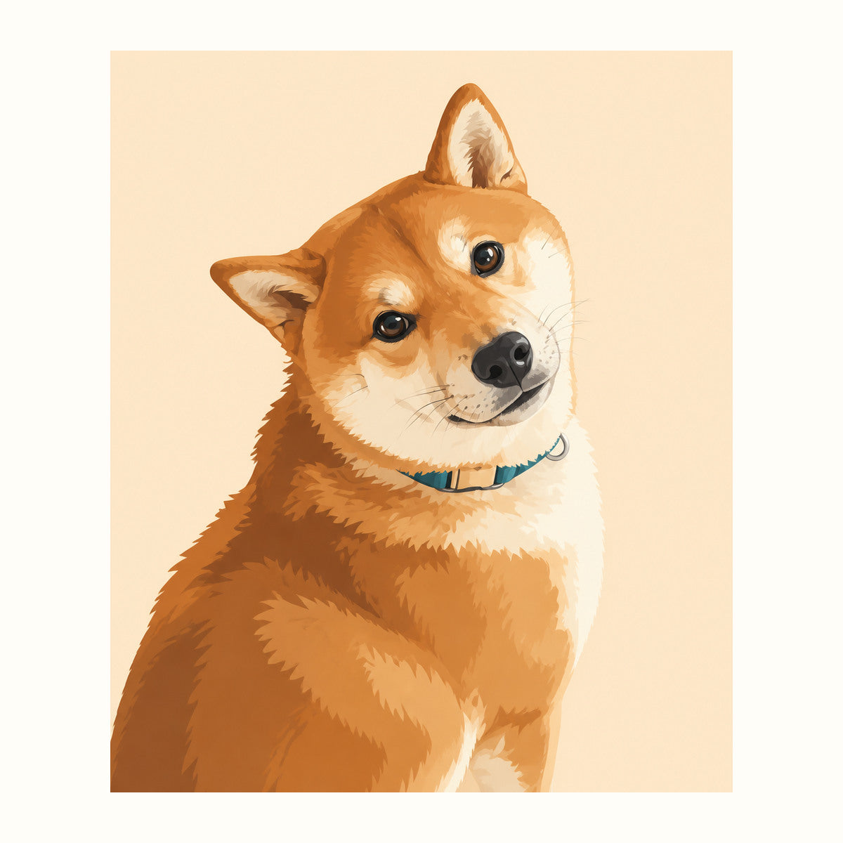 Cartoon pet portrait